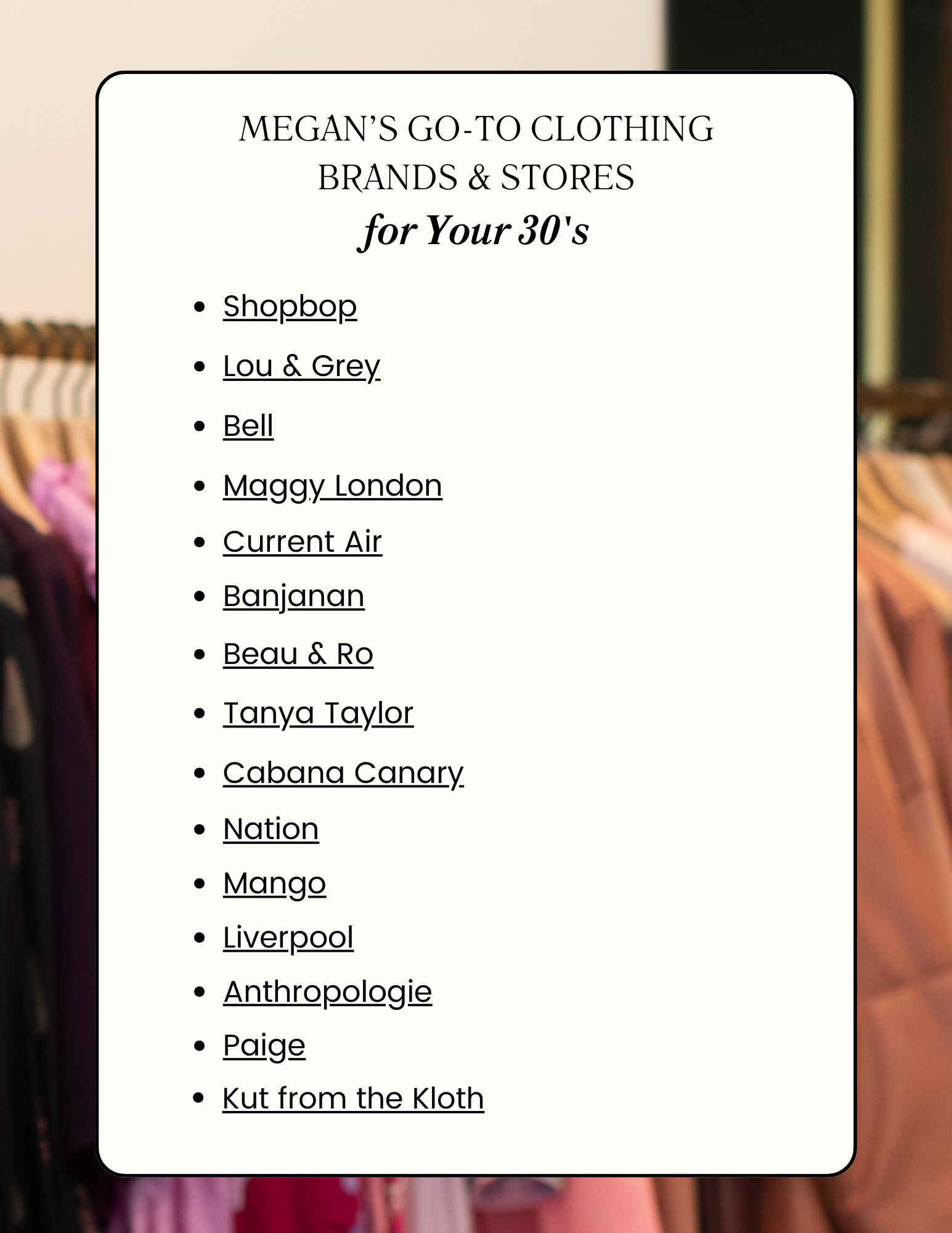 Magen Clothing Store